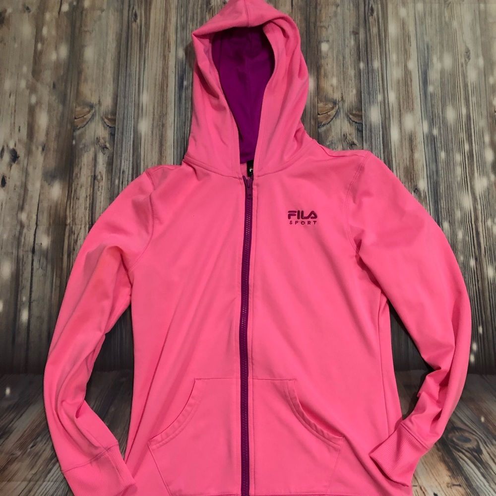 FILA Girls Full Zip Hoodie Large